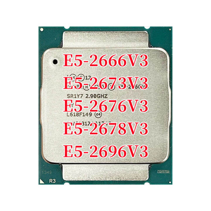 xeon-e5-2666v3-e5-2666v3-2673v3-2676v3-2678v3-2696v3-10-core-twenty-ด้ายเครื่องประมวลผลซีพียู25m-135w-lga-2011-3