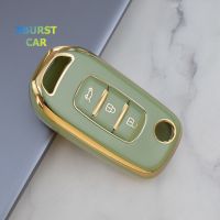 【LZ】✺✼ↂ  TPU Car Flip Key Case para Renault Capa Shell Captur Megane Sandero Stepway Logan Clio 5 2022 Arkana 2020 2021 Kwid 2023 Kadjar