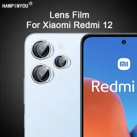 อุปกรณ์ป้องกันเลนส์สำหรับ Redmi 12 6.79 "คลุมทั้งหมดกล้องหลังบางเฉียบใสฟิล์มป้องกันแบบนิ่ม-ไม่กระจกเทมเปอร์