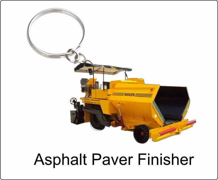 Asphalt Paver Finisher keychain 2d Lazada