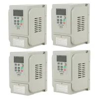 4X 2.2KW 3HP 220V Variable Frequency Drive Inverter CNC VFD VSD Single to 3 Phase