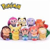 {Icc toy}TAKARA TOMY Pokemon Ash Ketchum Misty Jesse ไอริสตุ๊กตาหนานุ่มรูปการ์ตูนอะนิเมะนุ่มตุ๊กตายัดไส้ของขวัญวันเกิดเด็กจี้