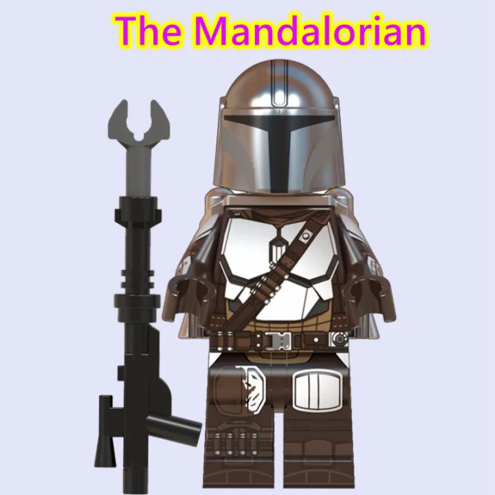 อัศวิน Ren Mandalorian ชาย Rhoda StarWars The Rise Of Skywalker ใช้งานร่วมกับ Legoing Minifigures บล็อกตัวต่อของเล่นเด็ก