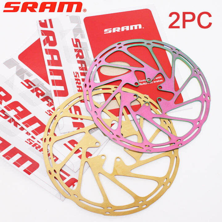 sram-จักรยานเบรกโรเตอร์-multicolor-จักรยาน-centerline-ใบพัดสแตนเลส160มิลลิเมตร180มิลลิเมตร203มิลลิเมตรเบรกไฮดรอลิโรเตอร์-mtb-ส่วน