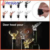 HESUOI แกดเจ็ต อุปกรณ์ครัว หัวกวาง Unique Stag เครื่องเติมอากาศไวน์ เครื่องเทไวน์ เครื่องมือบาร์ จุกขวด