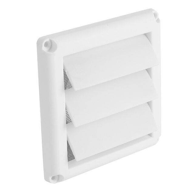 6-inch Air Vent Grille Ventilation Cover Plastic White Wall Grilles ...