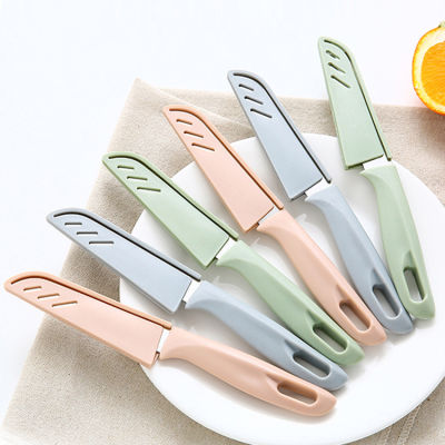 【cw】 Candy Color Fruit Stainless Steel Peeler Portable Kitchen Small Tools Multi-Color Optional Apple Cutting