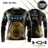 [In stock] 2023 design Shimano KN HAGANE Edition Fishing Jersey Sublimation | Clothes Anti-UV Quick Dry Fishing | Baju Pancing  Motorcycle Jersey Long Sleeve ，Contact the seller for personalized customization of the name