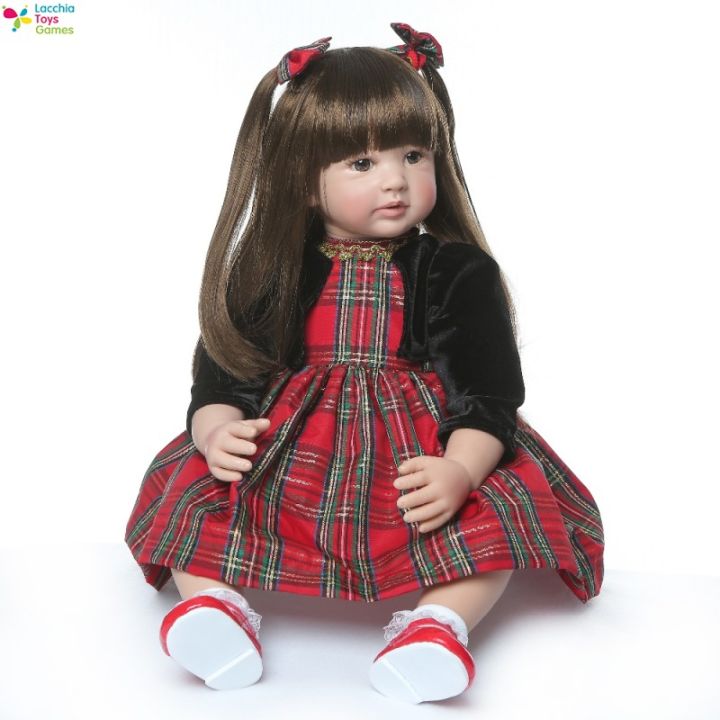 lt-ready-stock-ตุ๊กตาเด็กทารก-ตุ๊กตาเด็กรีบอร์น-60ซม-silicone-reborn-baby-dolls-baby-doll-alive-realistic-boneca-lifelike-real-girl-doll-reborn-for-birthday-christmas-ของเล่นเด็ก-ของขวัญ-cod