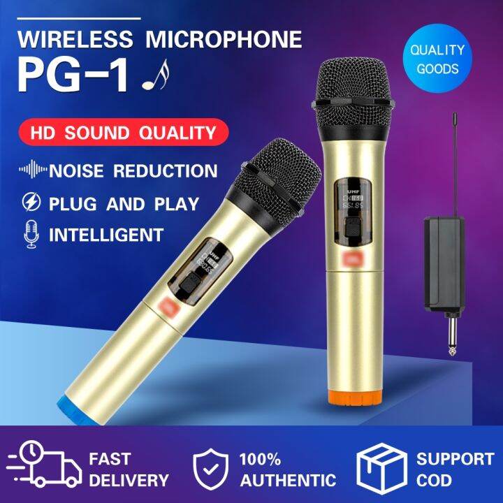 Platinum wireless microphone original portable bluetooth speaker UHF