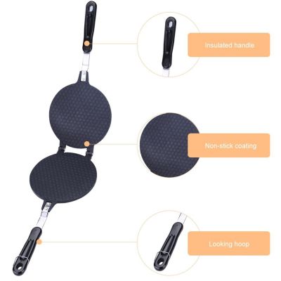 Egg Roll Maker Kitchen Tools Professional Round Bakeware Pan Non stick Crispy Omelet Waffle Mold Cookware Tool