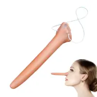 Halloween Fake Nose Tricky Witch Long Nose Costume Props Halloween Themed Gifts Perfect for Your Friends Families Colleagues Neighbors and More Easy to Wear relaxing