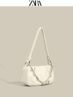 ZARAˉ Zara bag womens 2023 summer new cloud armpit bag French niche exclusive design pleated bag shoulder bag