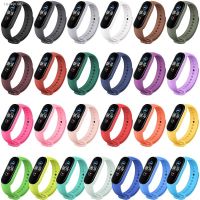 ▫❄◎ Watch Strap For Xiaomi Mi Band 7 6 5 4 3 Wristband Silicone Bracelet Wrist Straps MiBand 3/4 band5 band6 Smartwatch Accessories