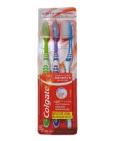 ( มีคูปองส่งฟรี / 3 ด้าม )  COLGATE แปรงสีฟัน สลิม ซอฟท์ เจนเทิล คลีน แพค 3 (คละสี)