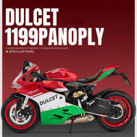 1: 12ขนาด Ducati 1199รถจักรยานยนต์รถรุ่นจำลองแบบคงที่รถของเล่นคอลเลกชันด้วยแสงเสียงรถจักรยานยนต์สำหรับของขวัญเด็ก