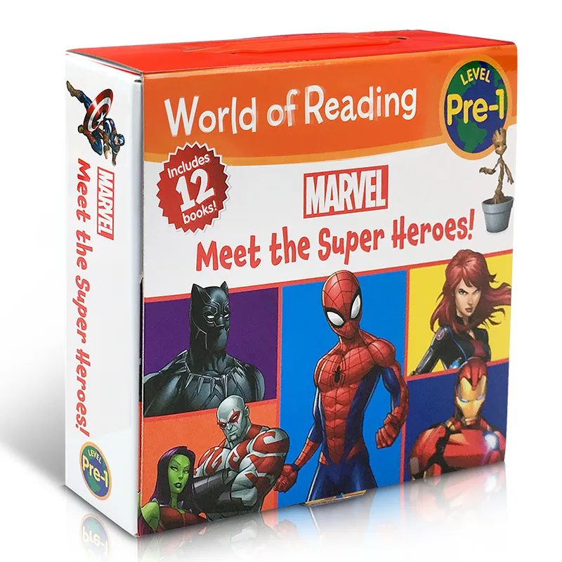 Marvel　Meet　Aklat　Graded　Reading　the　Reading　of　World　Picture　Super　Lazada　Elementary　milumilu　Book　Heroes　PH