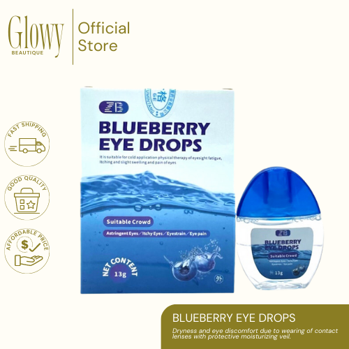 EFFECTIVE Blueberries Eye drops original for clear vision dry eyes congestion eyes blurry eyes