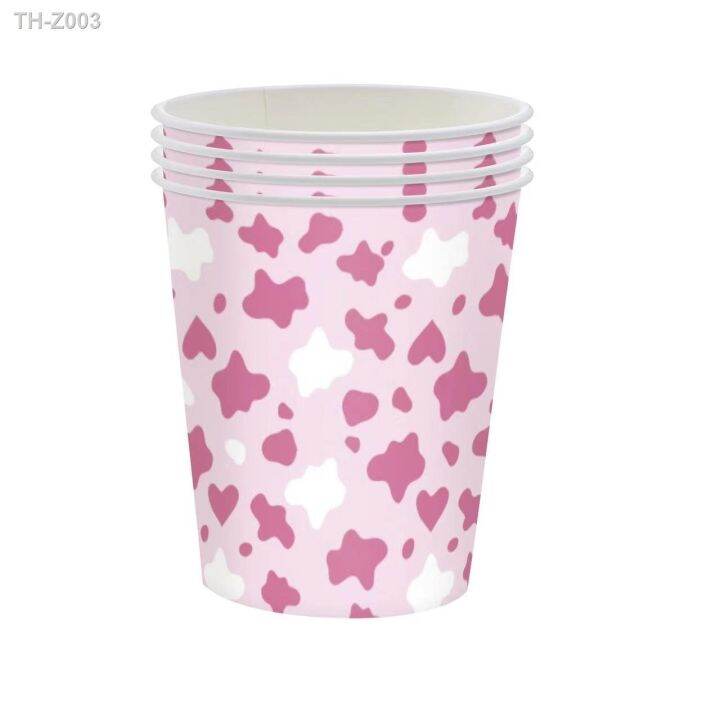 new-pink-farm-cow-theme-disposable-tableware-set-childrens-birthday-partydecoration-banner-table-cover-balloon-baby-shower