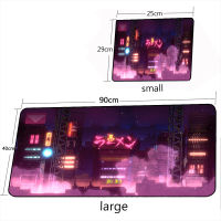 MRGLZY Pink Japanese Neon Mouse Pad Gamer DeskMat Large M L XL XXL Computer Gaming Peripheral Accessories MousePad Mat for Csgo