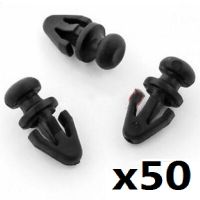 50x สำหรับ Ford Escort Door Seal Clips สำหรับ Sill Rubber Weatherstrip ปะเก็น S-Max Galaxy