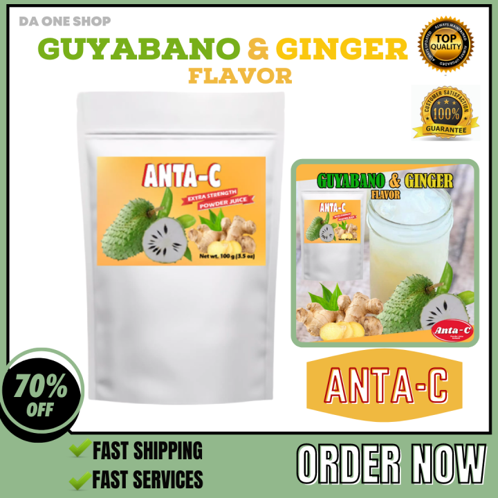 100 ORIGINAL Anta C Guyabano & Ginger trial pack 100g Acidity Acid