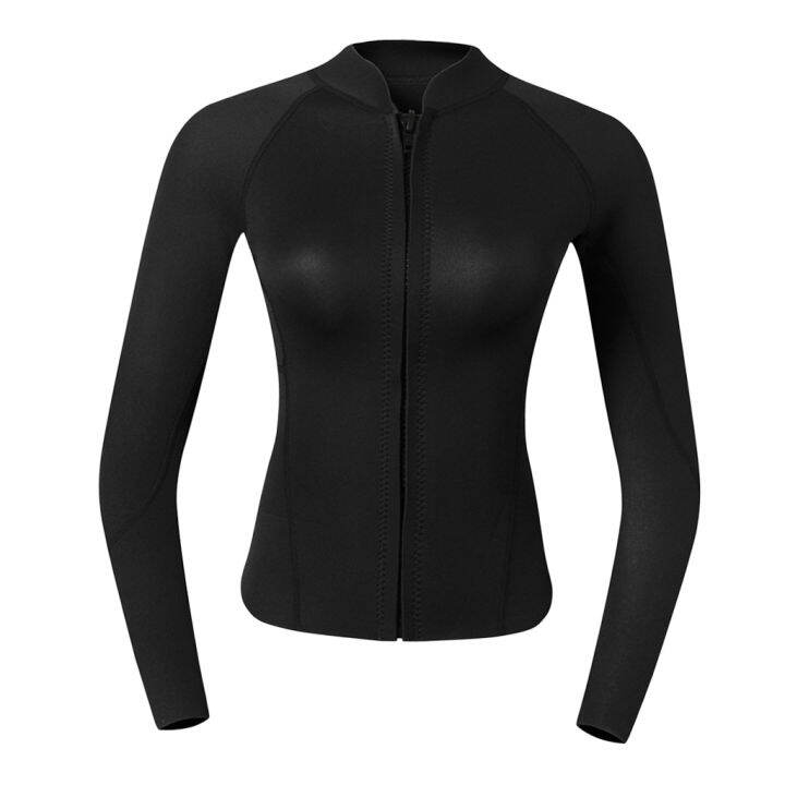 ชุดว่ายน้ำแขนยาวwetsuit-2mmผู้หญิงlazaralife-warm-amp-super-stretch