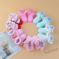 【hot sale】 ♨ C10 6 Pairs Multicolor Ruffle Socks Princess Dress Little Girl Cotton Big Ruffle Socks for Newborn/Baby/Toddler/Little Girl