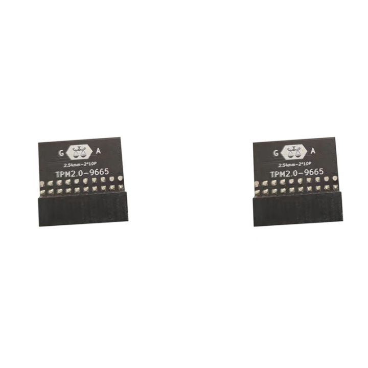 2X LPC 20Pin Protection Module For ASUS TPM-L R2.0/Gigabyte GC-TPM2.0 ...