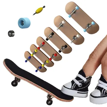 1Set Wooden Deck Fingerboard Skateboard Sport Games Kids Gift Maple Wood  Set New - Realistic Reborn Dolls for Sale
