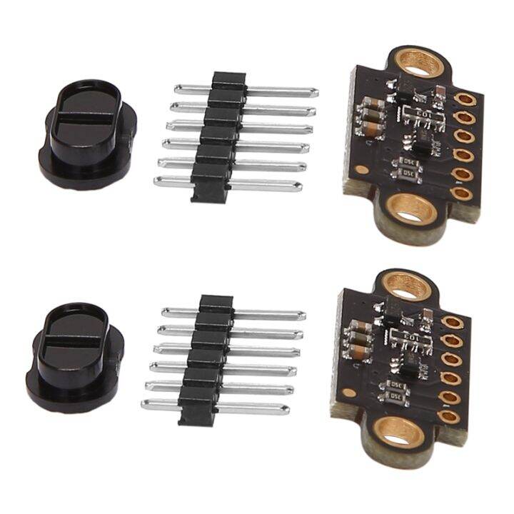 2X VL53L1X Ranging Flight Time Sensor Module 3V-5V Distance 400cm ...