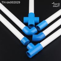 ✠☎☒ 3pcs PVC Connector Inner Dia. 20mm Pipe Fittings Cap Straight Tee Wye Y Connector Elbow Cross for Pipe Repairing Aquarium Water