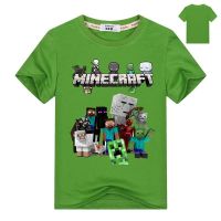 GuangZhouLiChaoPiF เสื้อยืด ลาย Minecraft Adventure Steve Away หลายสี สำหรับเด็กผู้ชาย อายุ 6-13 ปี แบรนด์ใหม่