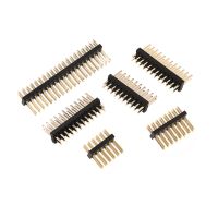 10Pcs/lot 2x2 50Pin Pitch 1.27mm Double Row Male Plug Pin Header Straight Strip Breakaway Pinheader PCB Board Connector