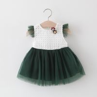 Infant Girls Dress Summer Mesh Tutu One-piece Children Costume For Baby Girl 1 Year Birthday Party Dresses Newborn Clothing 3T Dresses