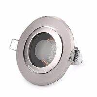 Free Shipping 2pcs Round LED Spotlight lamp holder GU10MR16 GU5.3 LED Down lights fittingfixtures lamp holder Aluminum Alloy