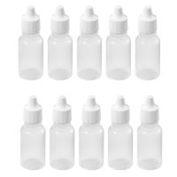 【YF】♘♦❒  10Pcs 10 1/3  Plastic Childproof Dropper Bottles Refillable Bottle