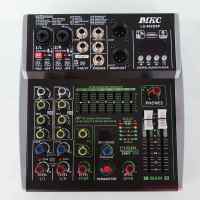 มิกเซอร์ MIXER 4 ch เอฟเฟกแท้ ยี่ห้อ MKC รุ่น LX-402DSP  มิกซ์ จิ่ว 4ch MKC  ใช้ไฟบ้าน หรือสามารถใช้ไฟ 12 v ไฟรถยนต์ ได้