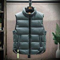 ✆ Mens Down Warm Puffy Padded Waistcoat Fashionable Windproof Thick Jacket Outwear Male