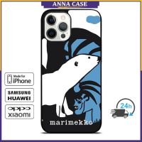 Iphone 7เคสโทรศัพท์มีลายหมีขั้วโลก Marimekko 8 14บวก12 13 Mini 11 12 13 14 Pro Max X Xr Xs Max Huawei Mate 20 30 40 Pro P20 P30 P40 Pro Samsung S10 S20 S21 Plus เคสโทรศัพท์