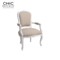 CHIC REPUBLIC HELENA เก้าอี้รับประทานอาหาร - สี ครีม/ขาว