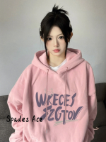 Spades Ace เสื้อฮู้ด เสื้อแขนยาวอบอุ่น หลวมและสบาย สไตล์ นุ่มนวล ล้ำสมัย แฟชั่น WWY239308C 43Z231026