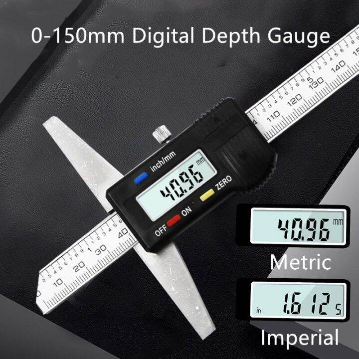 0150Mm Digital Depth Gauge High Precision Depth Vernier Caliper Depth