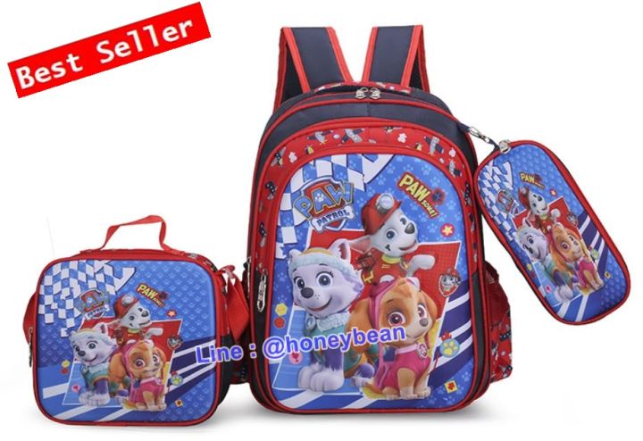 พร้อมส่ง-กระเป๋าเป้-paw-patrol-พร้อมล้อลาก-6-ล้อลากขึ้นบันไดได้-กระเป๋านักเรียน-paw-patrol-ล้อลากสามารถถอดออกจากตัวเป้ได้-ล้อลากไต่บันได