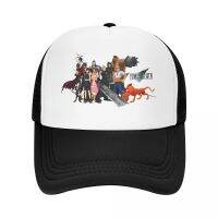 Fashion Unisex Final Fantasy Trucker Hat Adult Anime Video Game Adjustable Baseball Cap Women Men Sun Protection