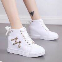 ♂⊙✁  Top Shoes 2023 Vulcanized Female Fashion Lace-Up Wedge Zip Sneakers Womens