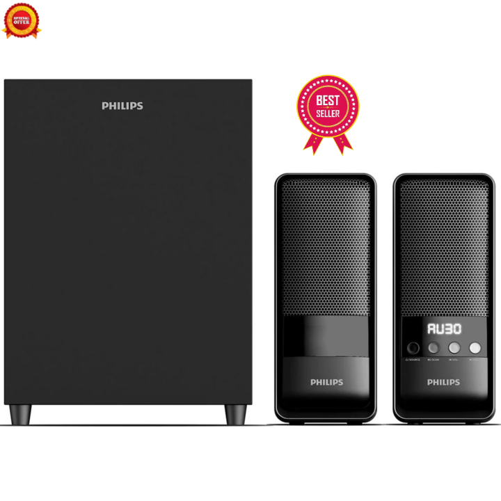 🔥 ลำโพงบลูทูธ Philips Speaker 2.1 CH 50 Watt (MMS2050) รับประกันศูนย์ 1