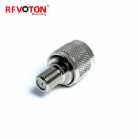 จัดส่งฟรี5ชิ้น RF Coaxial Coax Adapter UHF To F Connector PL259 SO239 UHF ชายปลั๊ก F หญิงแจ็คทองเหลืองตรง