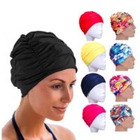 【health】 Unisex Long Hair Swimming Cap Women High Elastic Free Size Swimming Cap