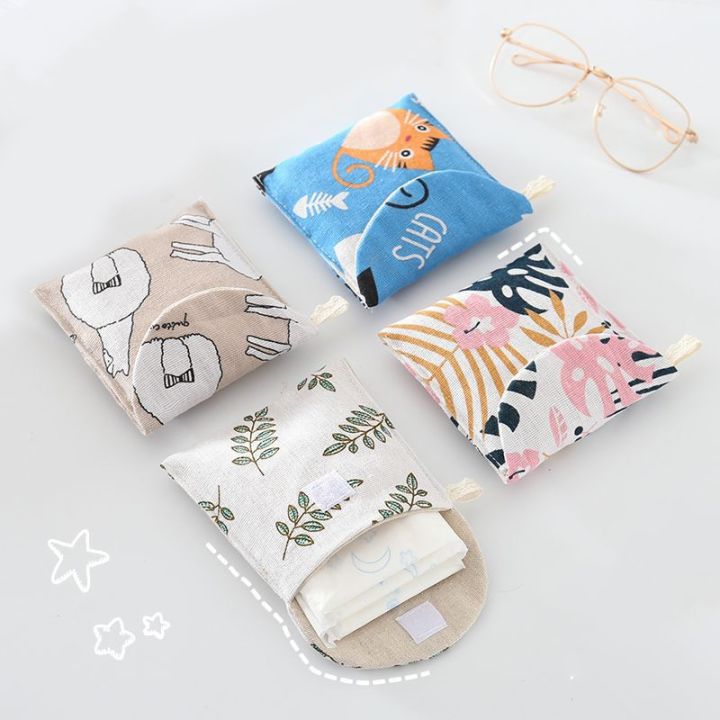 new-sanitary-pad-pouch-mini-folding-women-cute-bag-for-gaskets-napkin-towel-storage-bags-pouch-case-sanitary-pad-organizer